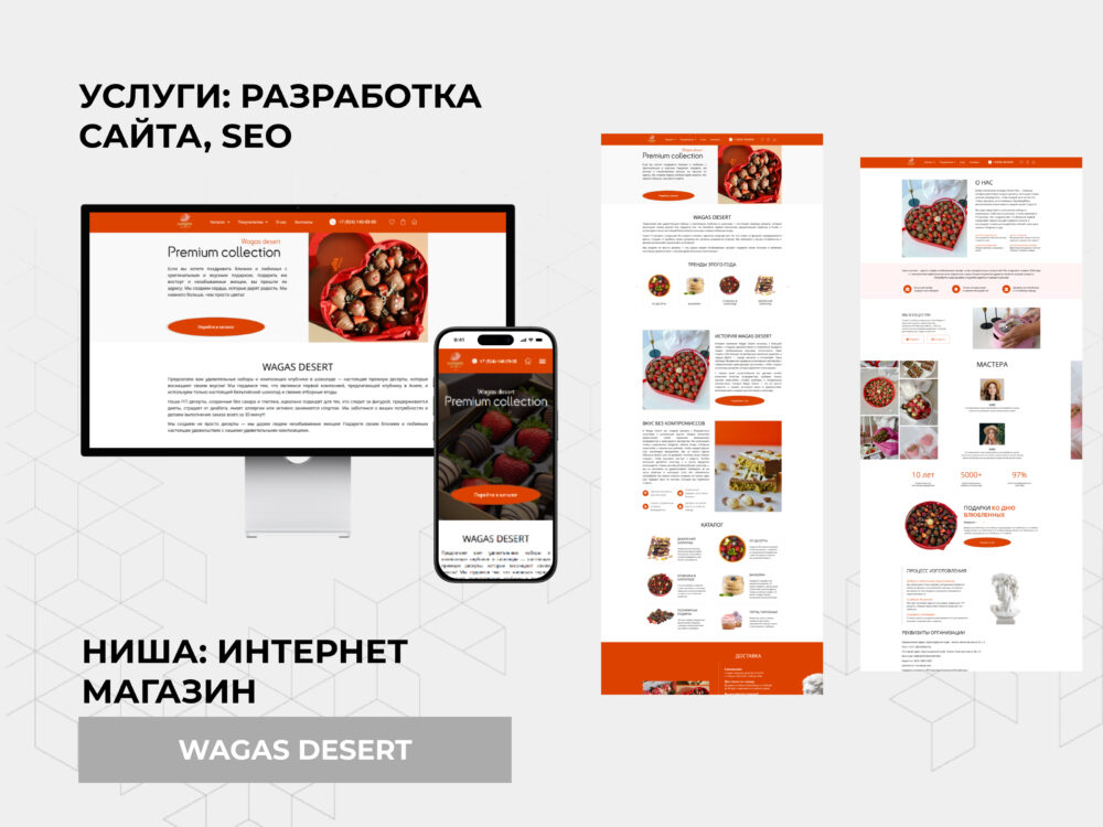 Клубника в шоколаде “Wagas Desert”